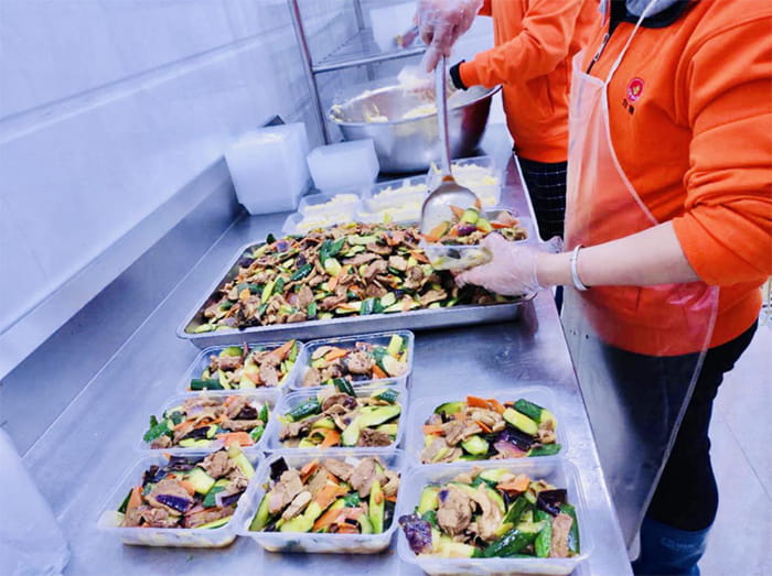 为员工提供新鲜蔬果