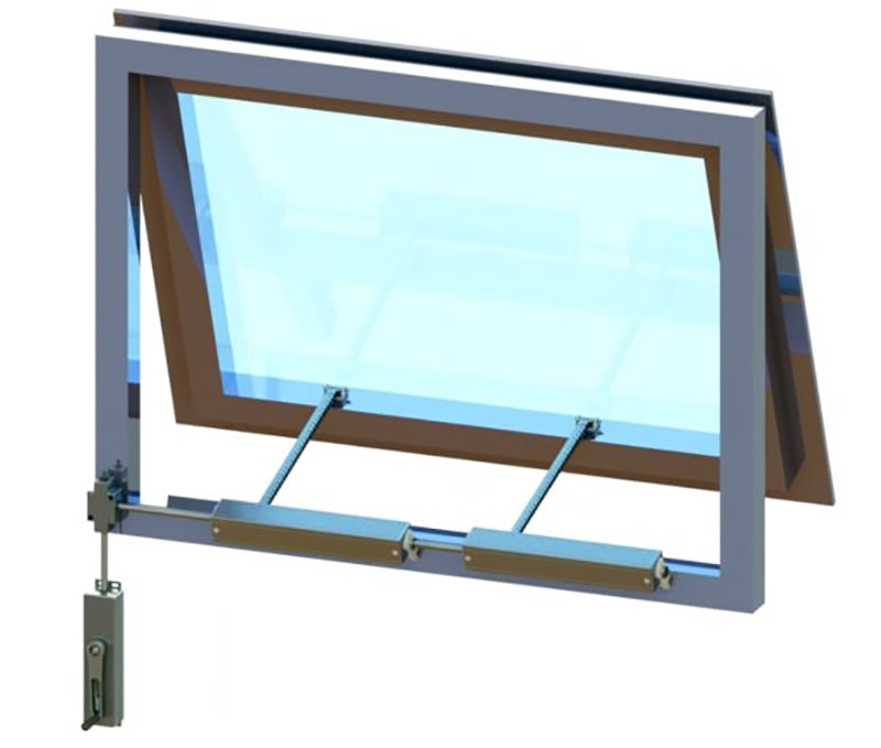 手摇盒式链条开窗器