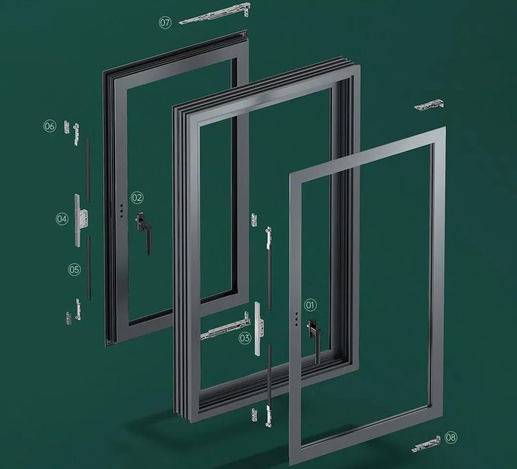 经典之作 卓越品质 | 外开窗纱一体系统五金